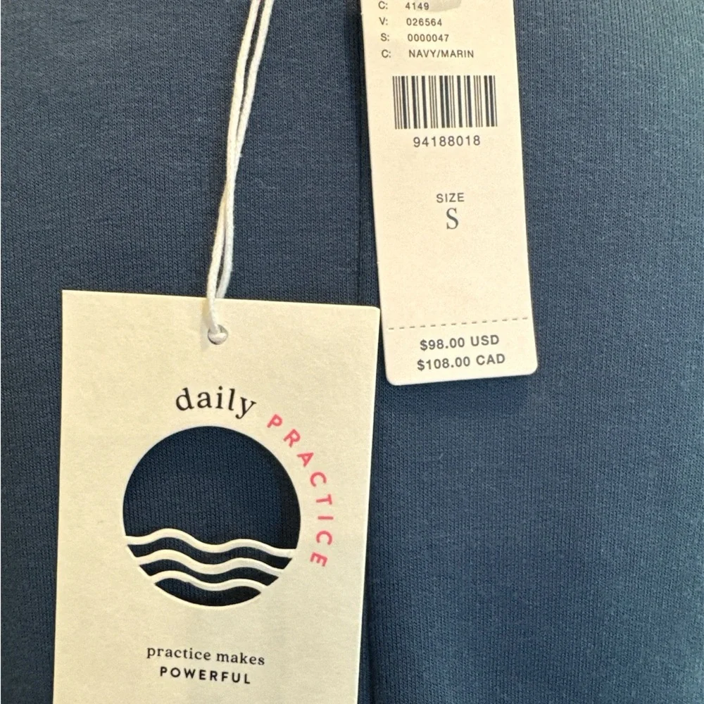Anthropologie Daily Practice Long-Sleeve Asymmetrical Mini Dress NWT Size S NWT